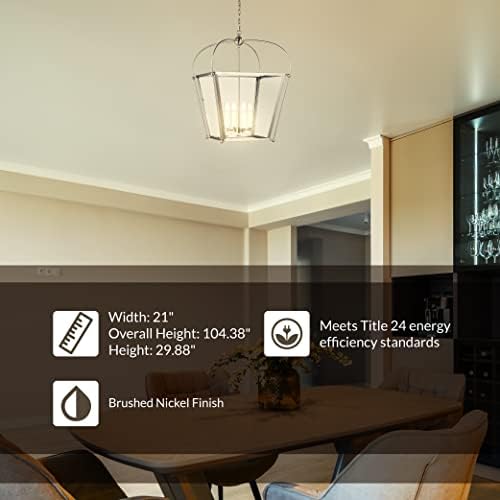 תאורת דור תליון תאורה של 4 קלות צ'רלסטון 5291004-962 | מתקן תאורת תקרה מודרני לעיצוב ביתי |